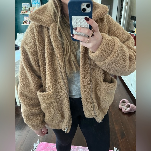 I.AM.GIA teddy coat - camel - Picture 3 of 4